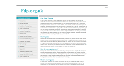 Desktop Screenshot of fdp.org.uk